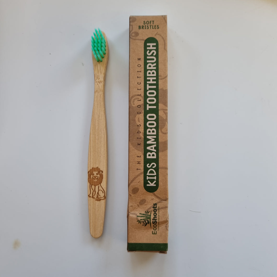 Children's Bamboo Toothbrush.