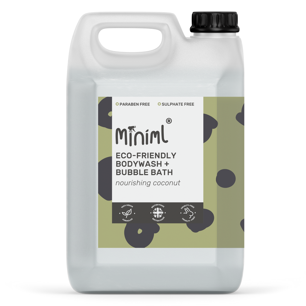 Miniml Bodywash + Bubblebath - Nourishing Coconut 100 ml REFILL