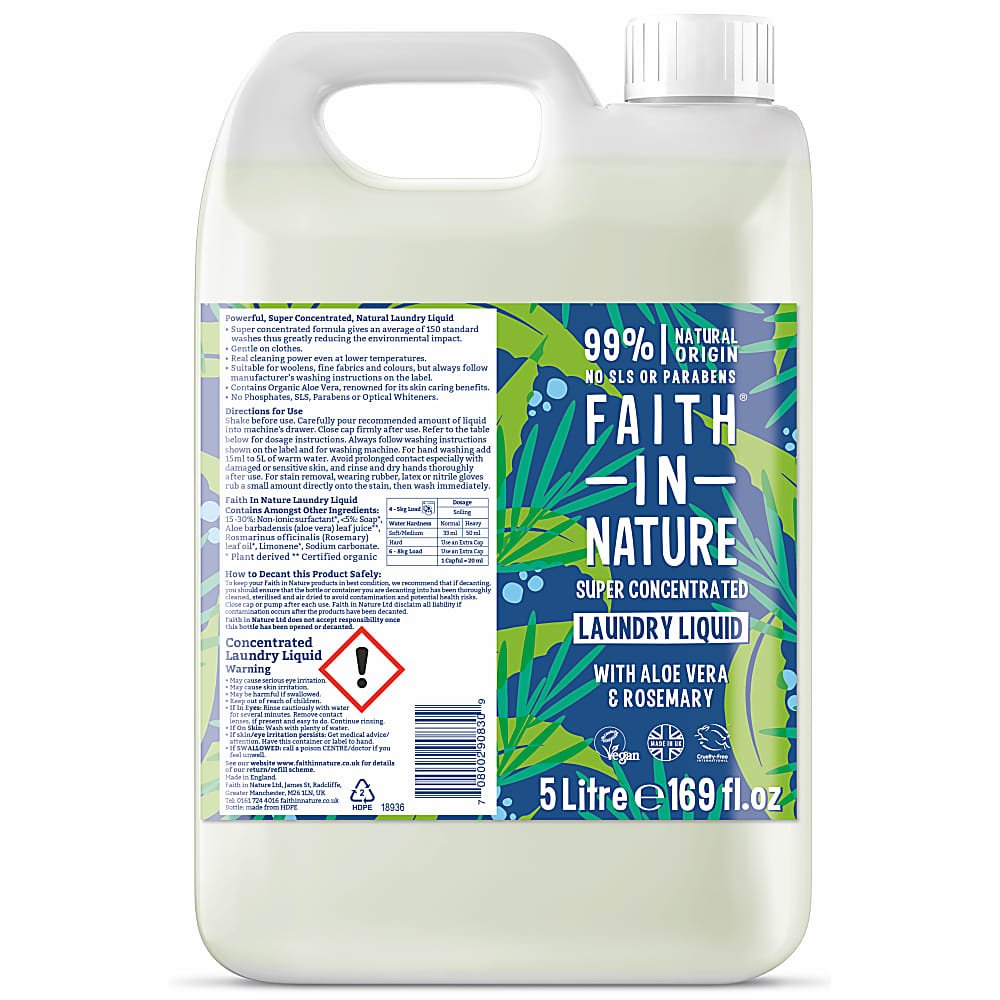 Faith In Nature Super Concentrated Laundry Liquid refill 100ml