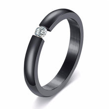 Load image into Gallery viewer, Stainless Steel Cubic Zirconia Rings for Woman
